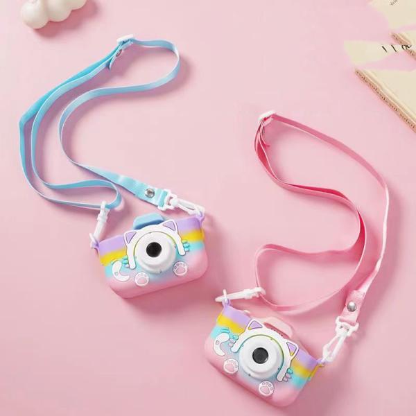 32GB Card Children HD Video Digital Camera for 2-4 Years Unisex and 2 Inch IPS Screen