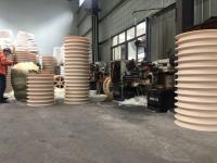 roues de poulie de 508x100mm MC avec des incidences pour ficeler le bloc