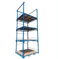 Étagère de stockage pliante d'empilement étagère d'utilisation de palettes / étagère d'affichage