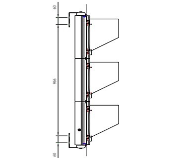 PC/Die Cast Aluminium 300mm série feux de circulation Feuille et feux de circulation croisés