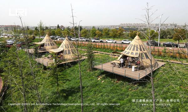 Canvas Outdoor Large Tipi Tent For Glamping 20-120 People In China