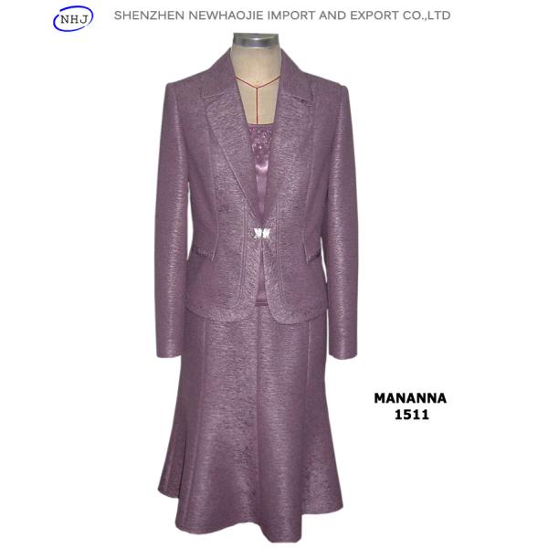 Pale purple wedding suits for women