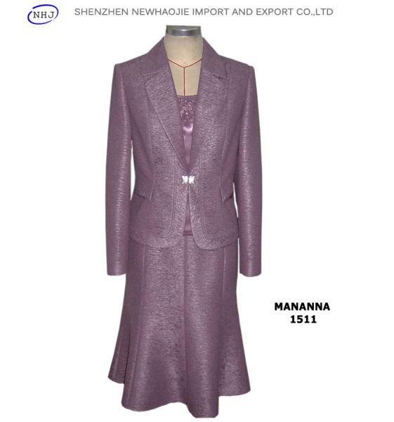Pale purple wedding suits for women