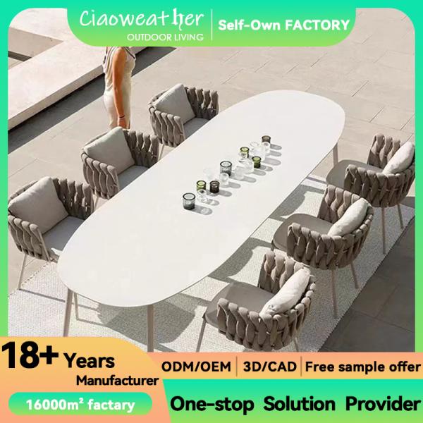 Customized Metal Garden Set Most Popular Professional and Stylish Outdoor Furniture Chair Set with Waterproof
