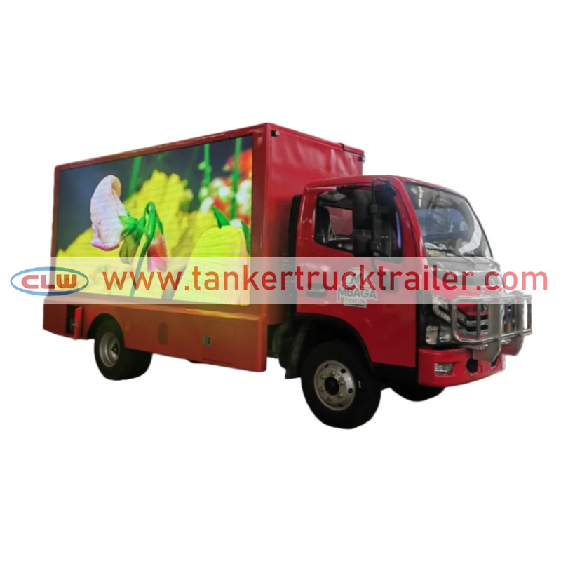 Dongfeng 4X2 P4 P5 P6 Mobile LED Billboard Truck