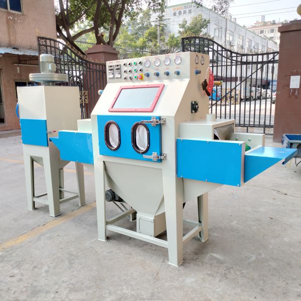 Hardware Small Conveyor Sandblasting Machine for Automatic Sandblasting Treatment
