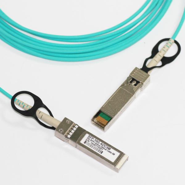 50mm 4x10g Breakout Cable / QSFP+ LSZH Breakout Fiber Optic Cable HP Compatible