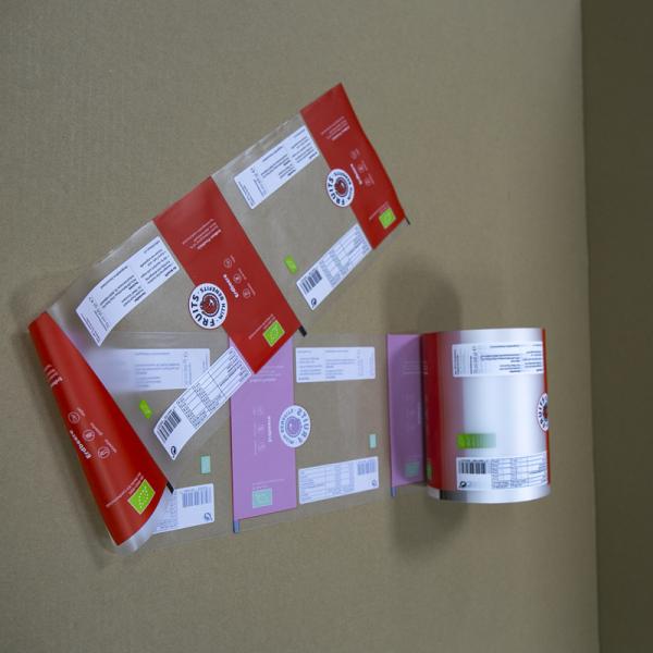 Recyclable And Compostable Frosted Film With Customizable Printing And Transparent Surface For Food Packaging.
