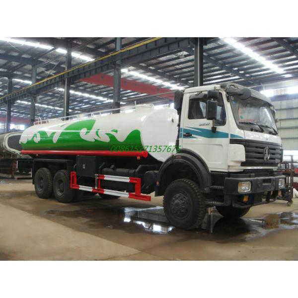 Beiben AWD off road Steel Water Tanker Truck 6x6 With Water Pump Bowser For Transport Clean Drinking Water 16-18cbm