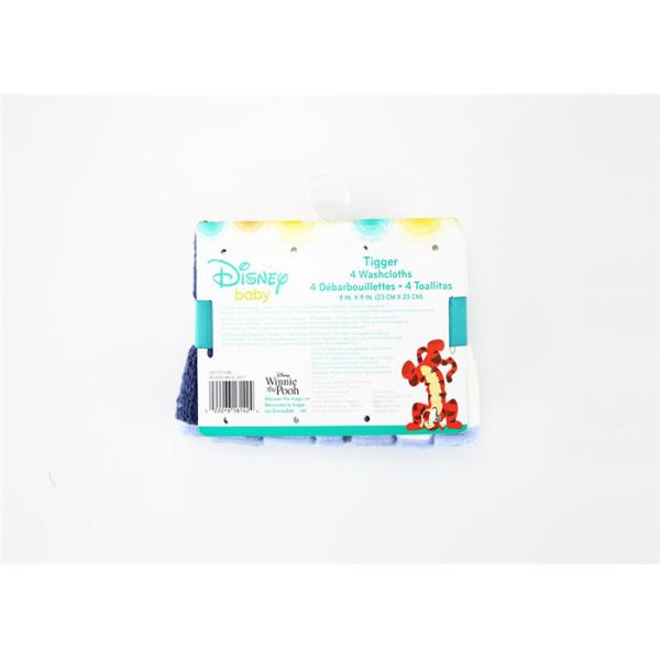 4pk Micro Fiber Baby Bath Washcloths Soft And Close 100% Cotton Material