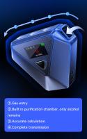 Pruebas personales Sensor de pila de combustible Breathalyzer Mr negro 2 con Bluetooth