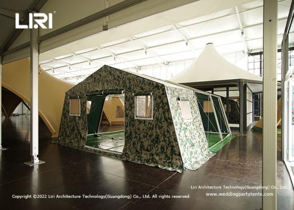 2m Outdoor Event Tents Camouflage Military Field Stationing Aluminum Warehouse Folding Tent
