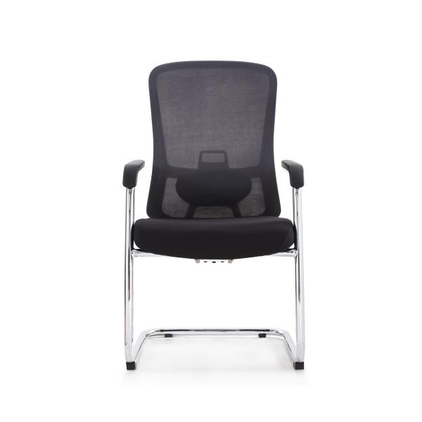 Mesh Cloth Business Office Meeting Room Chair With Metal Frame