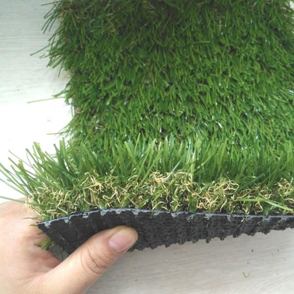 Four Colors Garden Synthetic Turf / Artificial Grass Landscaping Decor