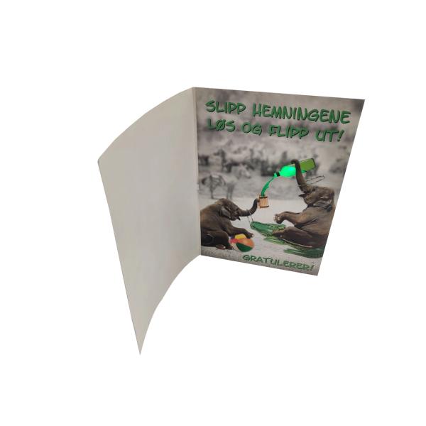 Поздравительная открытка музыки СИД внезапная, карта дня рождения ODM музыкальная с длиной музыки 30s 60s