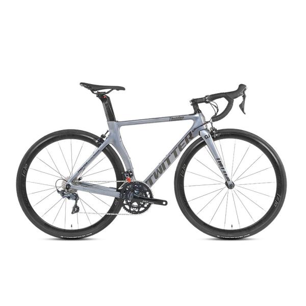 700c Carbon Fiber Frame Twitter Road Bike 22-Speed Racing Bicycle with CE Certification