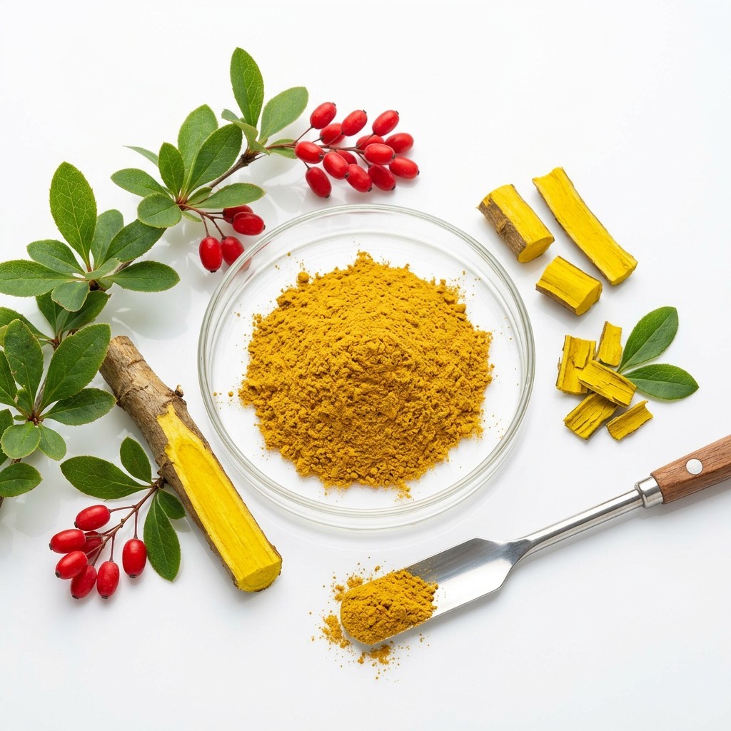 Standardized 97% Berberine Hcl Extract Coptis Chinensis Extract For Heart Health
