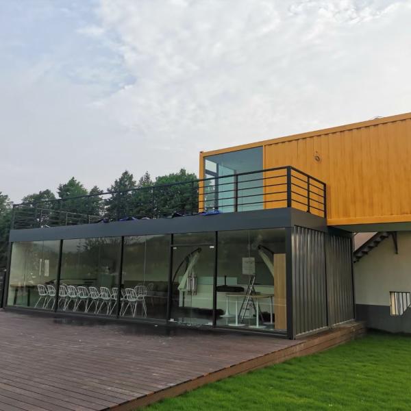 Modern Easy Assemble Lowes Prefab Home Kits Casa Com Janela Deslizante de PVC