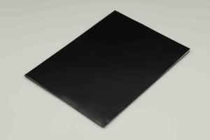 Painel composto de alumínio espelho preto 1220 X 2440 PVDF revestimento