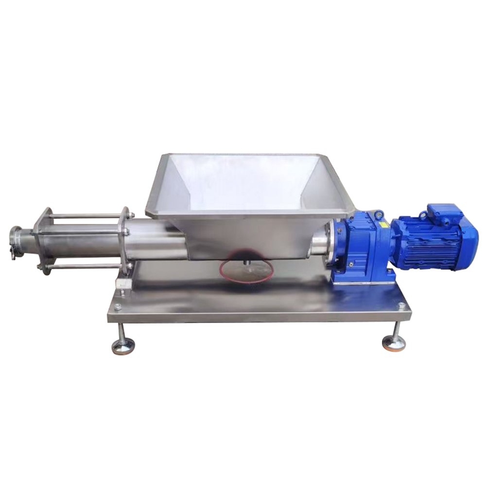 Custom Food Grade SUS304 Stainless Steel High-Accuracy Screw Pump for Juice Pulp Wine Grape Conveying