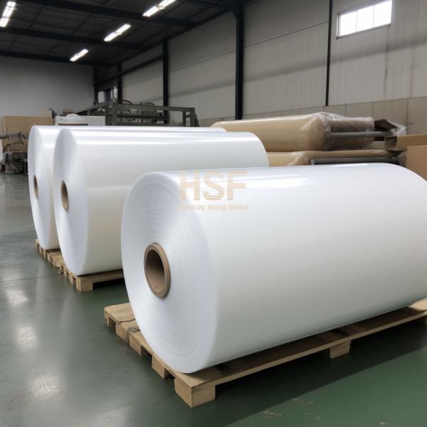 85 Micron Opaque White Silicone Release Film High Tensile Strength