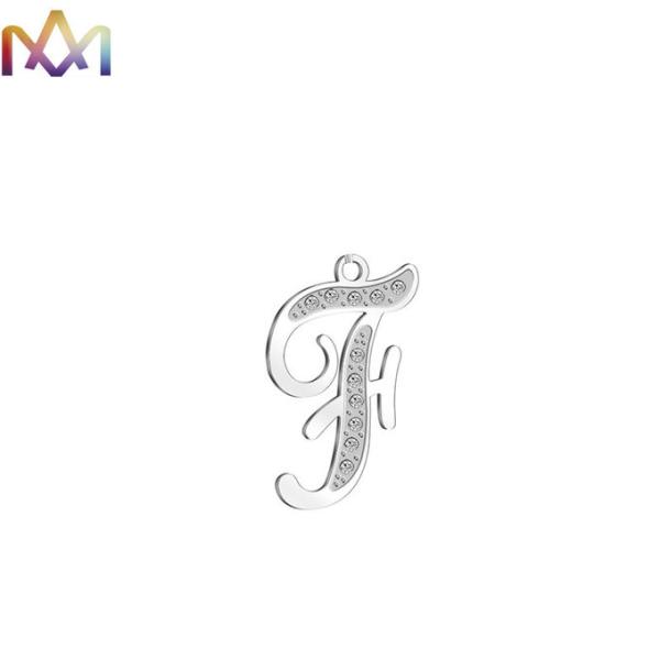 Diamond Studded Gothic 26 PCS Alphabet Letter Pendant