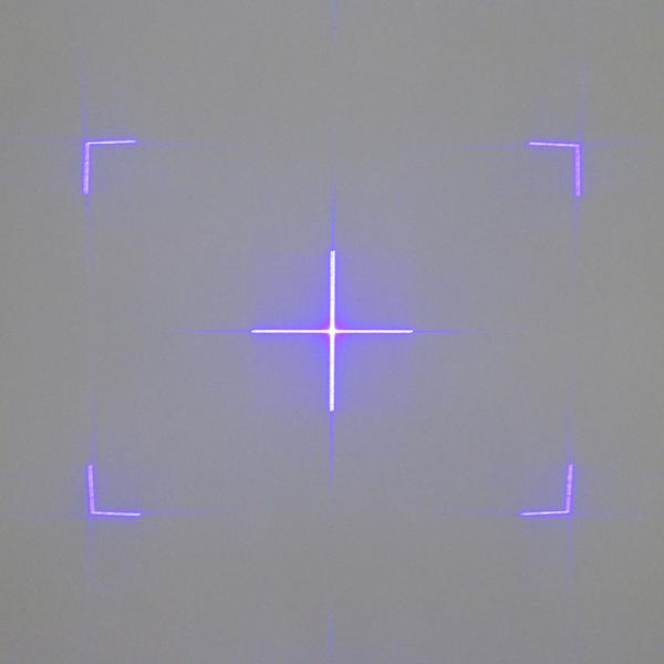 40.6° Cross Belt Frame DOE Laser Module Positioning Projection Light