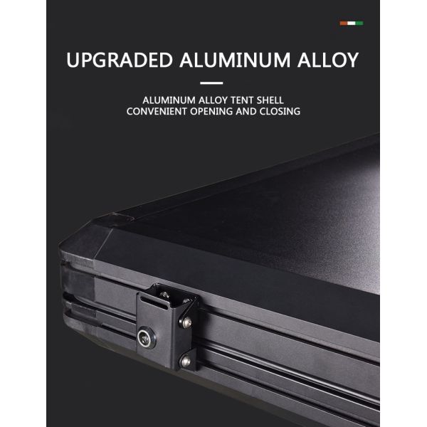 Camping Aluminum 3 Person Outdoor Hiking Rooftop Roof Top Car Tent Triangle Clamshell Hard Shell Roof Top Tent Electric
