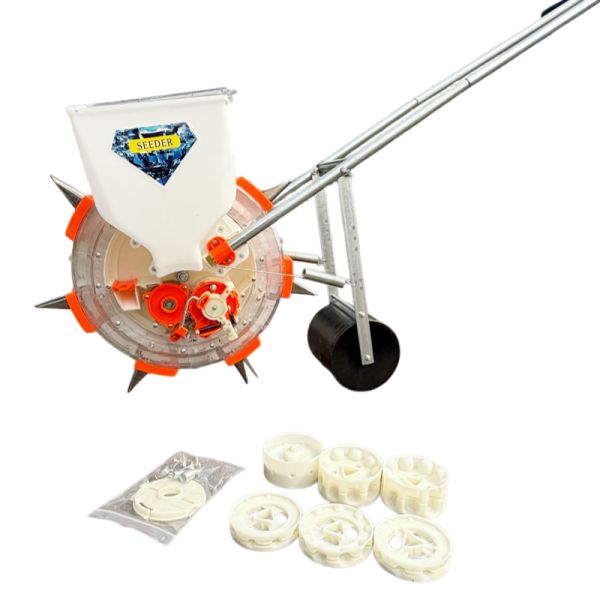Manual Seeder Machine Portable Row Sower Lightweight For Greenhouse Garden Use