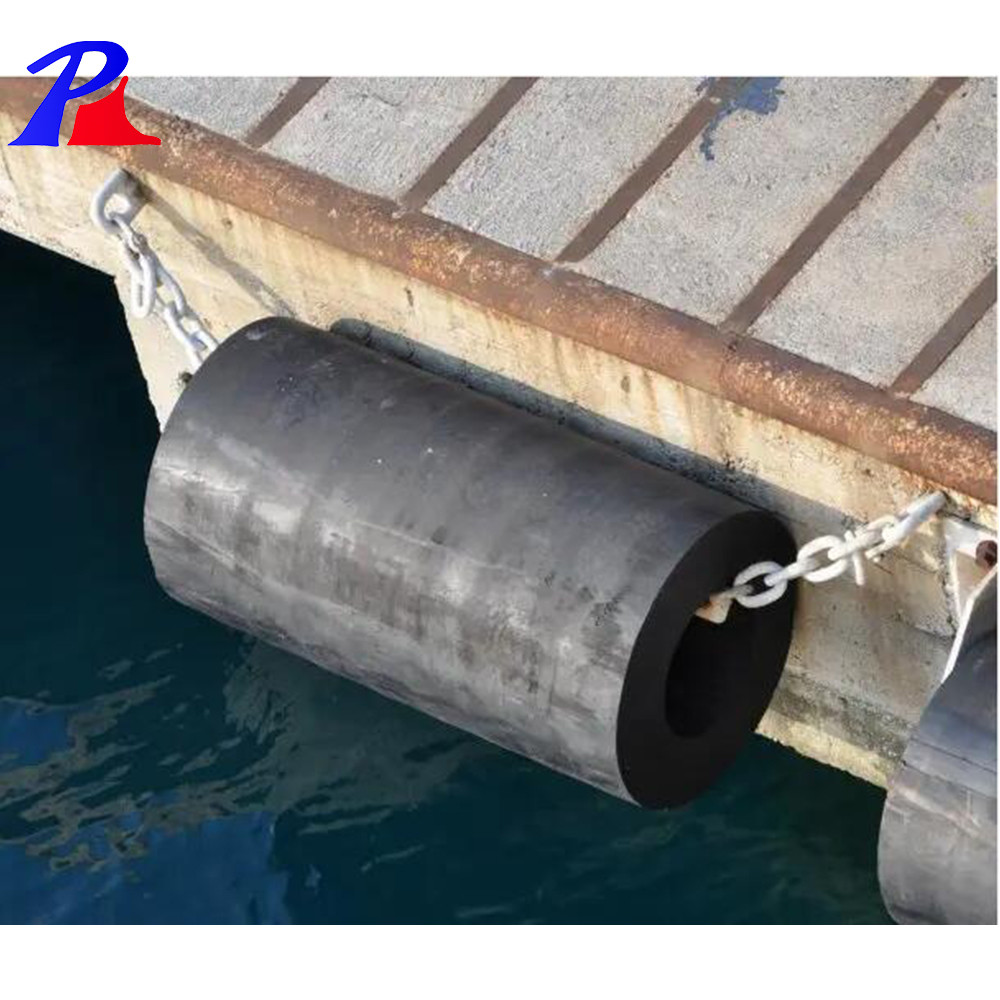 Competitive Cylindrical Type Marine Rubber Fender in Black/Grey for and OEM/ODM Needs