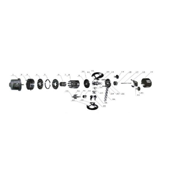 Традиционная конструкция для подъема танков электрический подъемник с цепью из нержавеющей стали