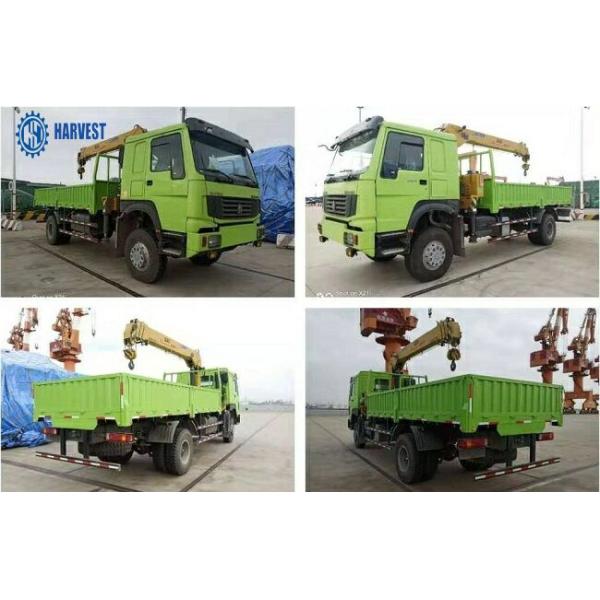 20kw puissance 4x4 conduisant la capacité 6,3 Ton Telescopic Boom Crane de HOWO