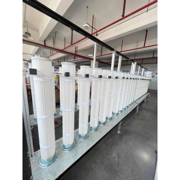 High Performance Asphalt Dust Filter Cartridge with ≥99.9% Filtration Efficiency and 120℃ Operating Temperature