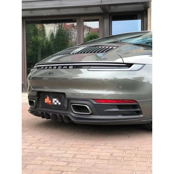 For Porsche 911 992 Carbon Fiber Body Kit 911 992 Upgraded TechArt Style Front Shovel Diffuser Spoiler Side Skirt Body Kit