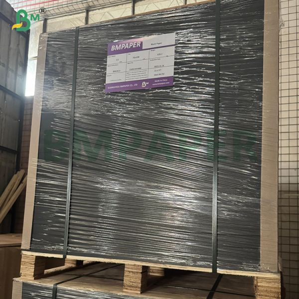 120gram  Smooth Texture High Stiffness Black Paper Sheet