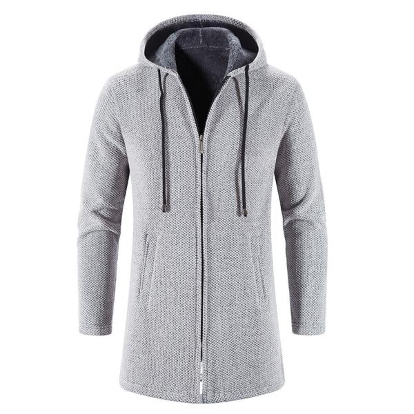 Upgrade Your Wardrobe Men's Chenille Print Cardigan Sweater Coat for Autumn and Winter