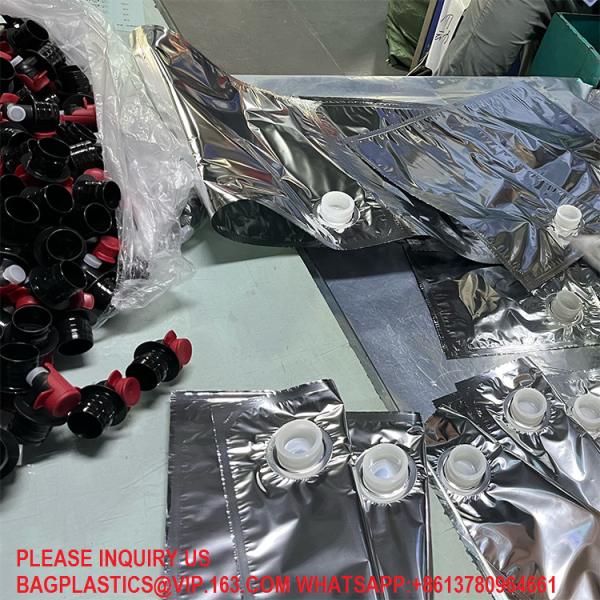 Refillable 5L 20L 20 L Litre Plastic Aluminium Foil Coffee Aseptic Bib Bag In A Box Bags