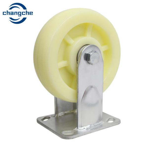 6 Inch Overall Height Heavy Duty Caster Wheels With Ball Bearing Gray Wheel Color