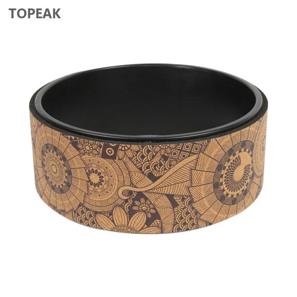 Bodygood Purity Wave Cork Yoga Wheel For Beginners pilates Yoga Prop Wheel