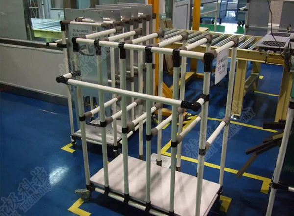 5-Way T Metal Joints Flexible Tubing fittng For Dia 28mm Pipe Joint System HJ-5