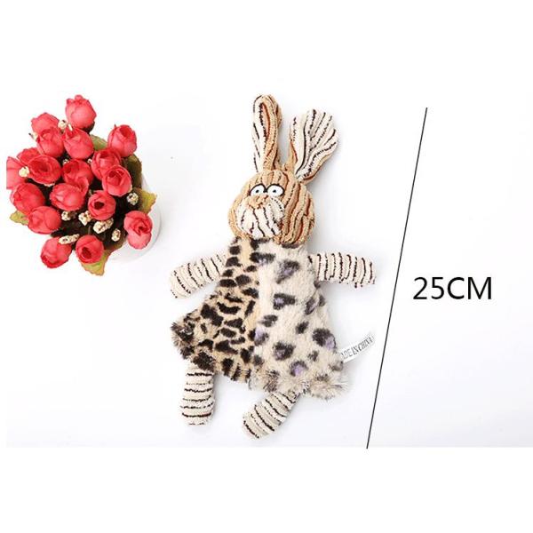 25cm Rabbit Corduroy Pet Plush Toys/pet toys/pet products