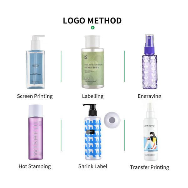 Косметика квадрата пластиковая разливает упаковку по бутылкам 250ML PETG косметическую