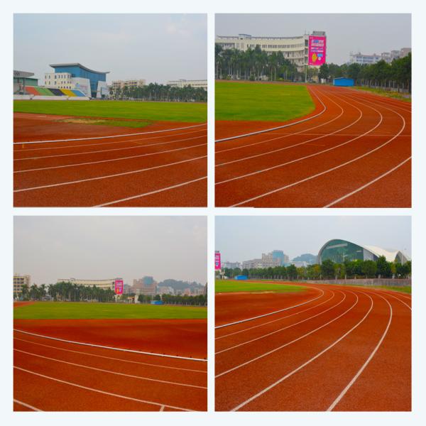 Anti Yellowing Synthetic Outdoor Flooring Runway Durable For School