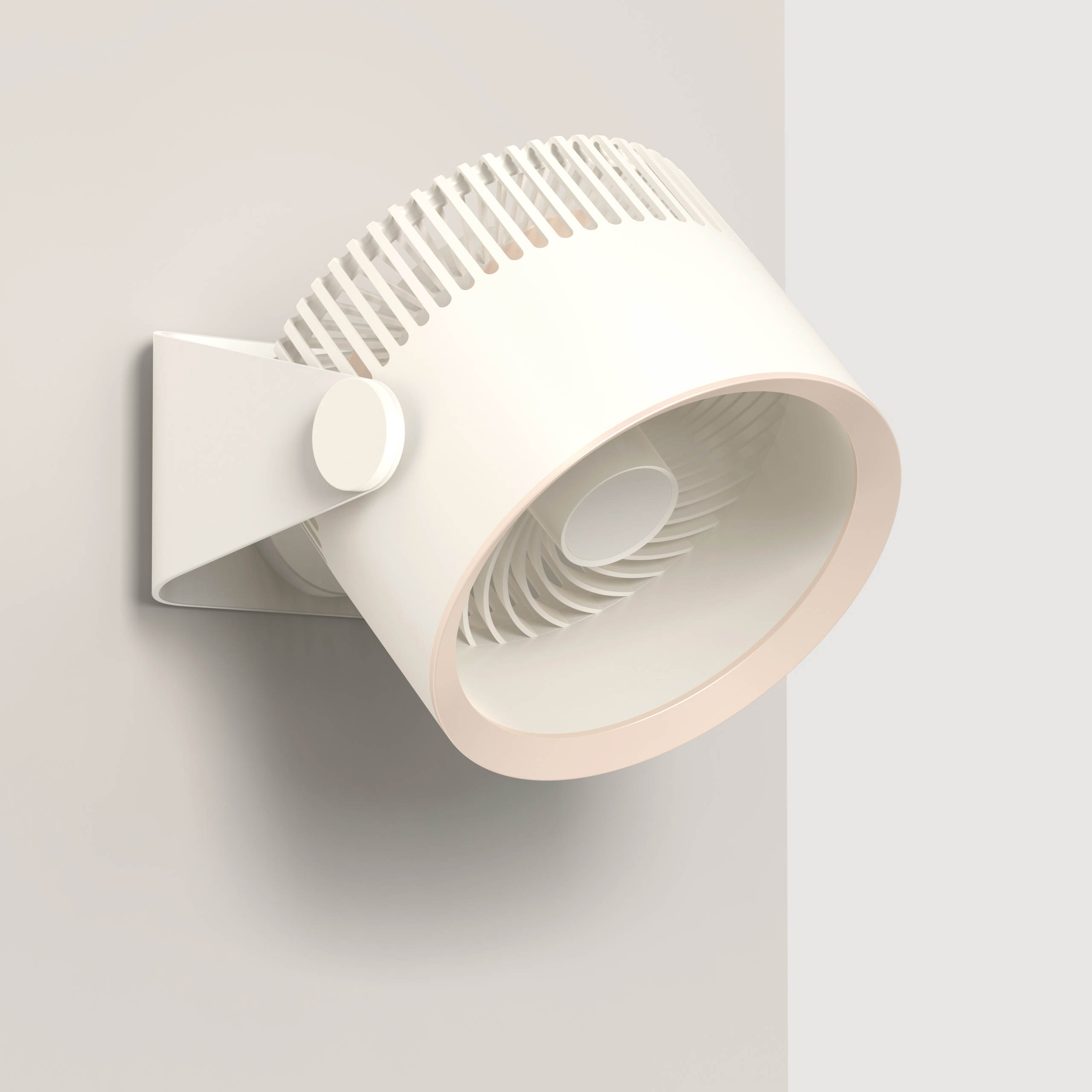 Strong Wind Desktop Fan 3 Speeds USB/Rechargeable Battery Operated Portable Quiet Mini Fan for Household Outdoor Use Color Box