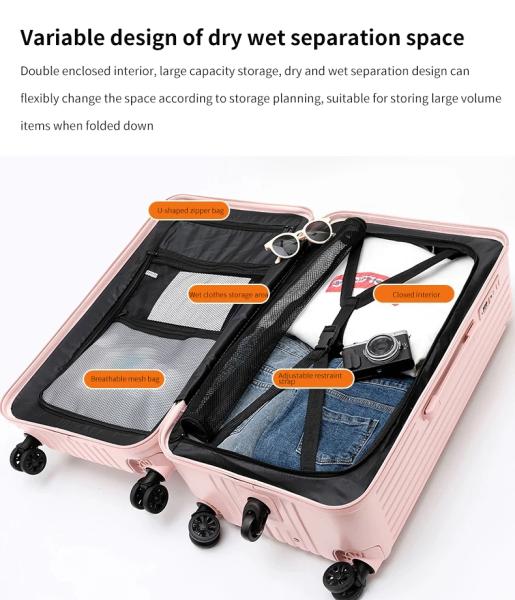 FASHION BUTLER 1pc  20 inch Spinner Wheels Luggage-Durable PC Shell .TSA Lock-Hand wash/Dry Clean.Portable and practical Multi-functional with multiple color options available