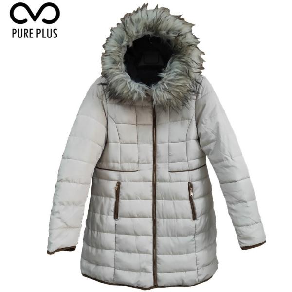 100% Polyester Ladies Light Padded Jacket / Soft Women Reversible Parka
