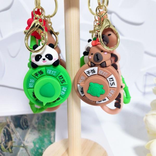 Каваи рюкзак сумка ручная сумочка ключевой цепочка чары с мультфильмом животных подвесок