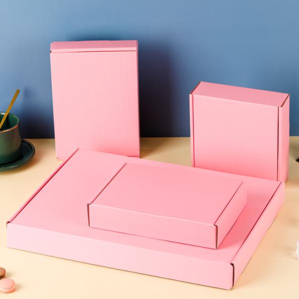Cardboard Custom Logo Printed Postal Corrugated Shipping Box Packaging Folding Carton Mailer Paper Box
