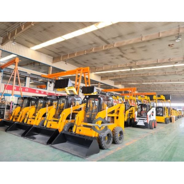 850kg JC60 Skid Steer Loader with Broom Hot Sale In South Africa