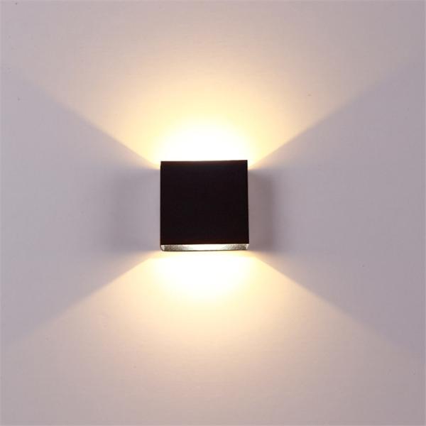 Indoor Wall Mounted LED Lamps 100*100*50mm 0.006KW AC 85-265V